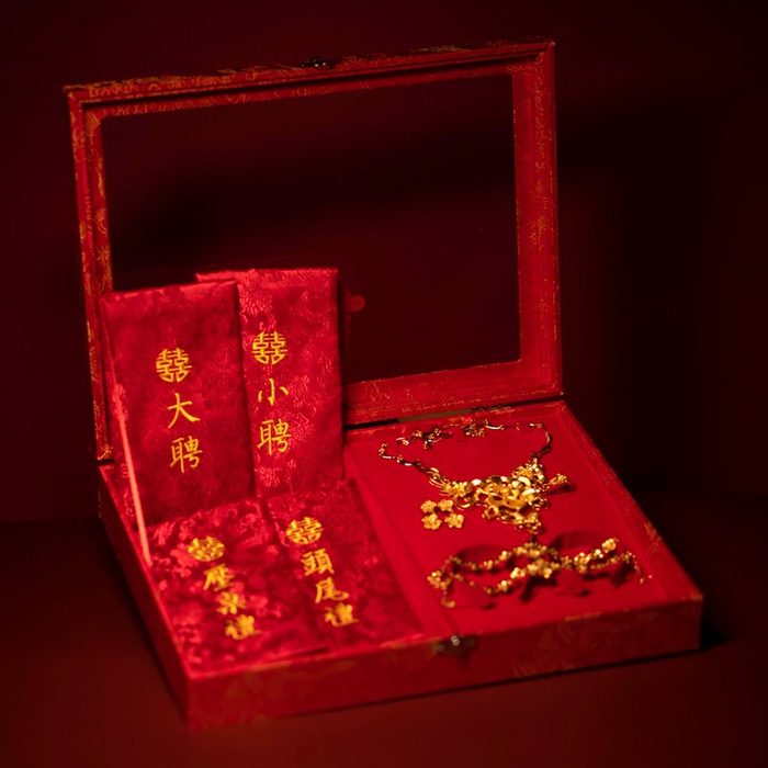 聘金首飾盒